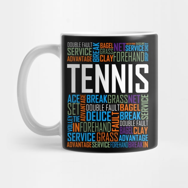 Tennis Lovers Design by LetsBeginDesigns